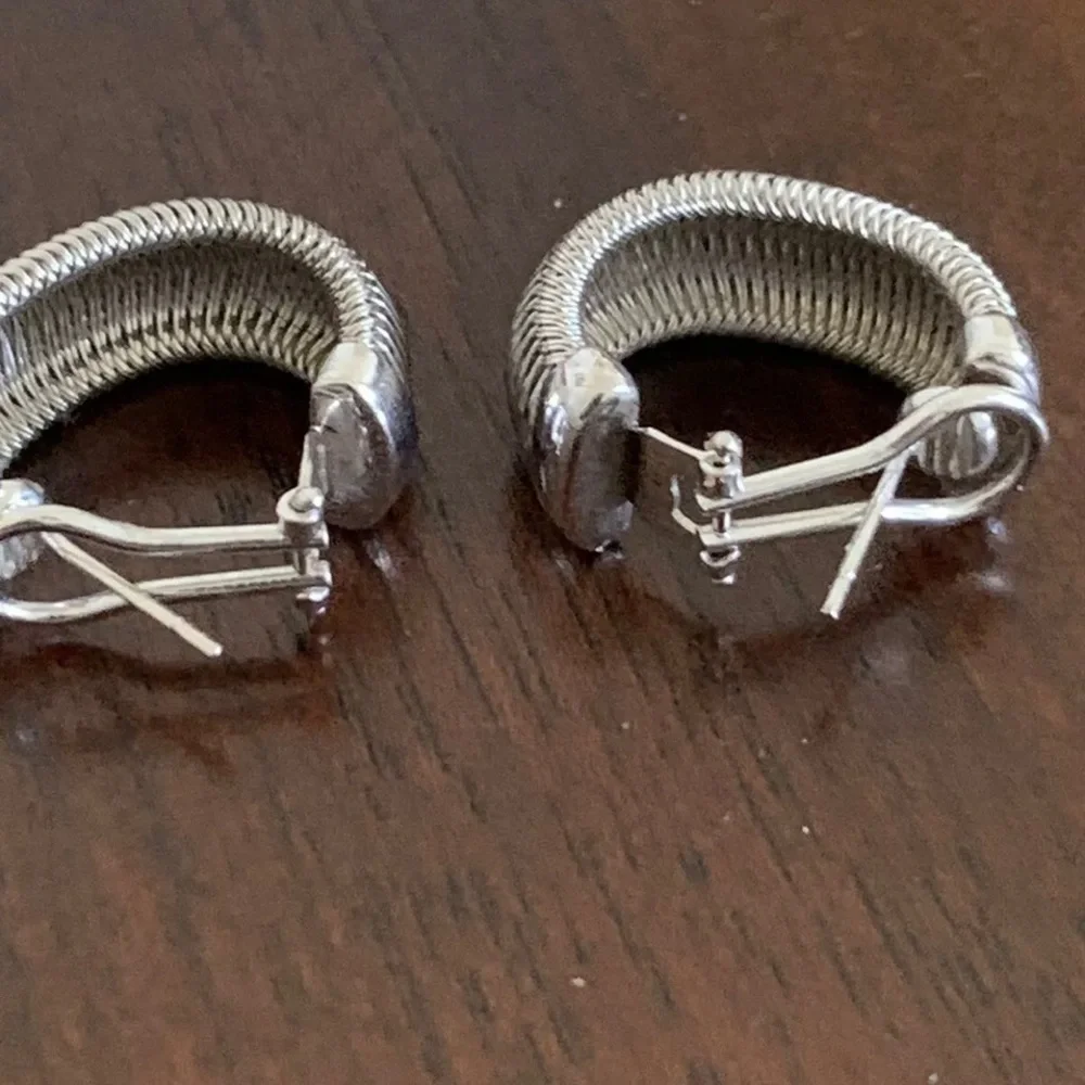 Vintage Bailey Banks &Biddle .925 genuine silver neclace, bracelet and earrings - Picture 9 of 9